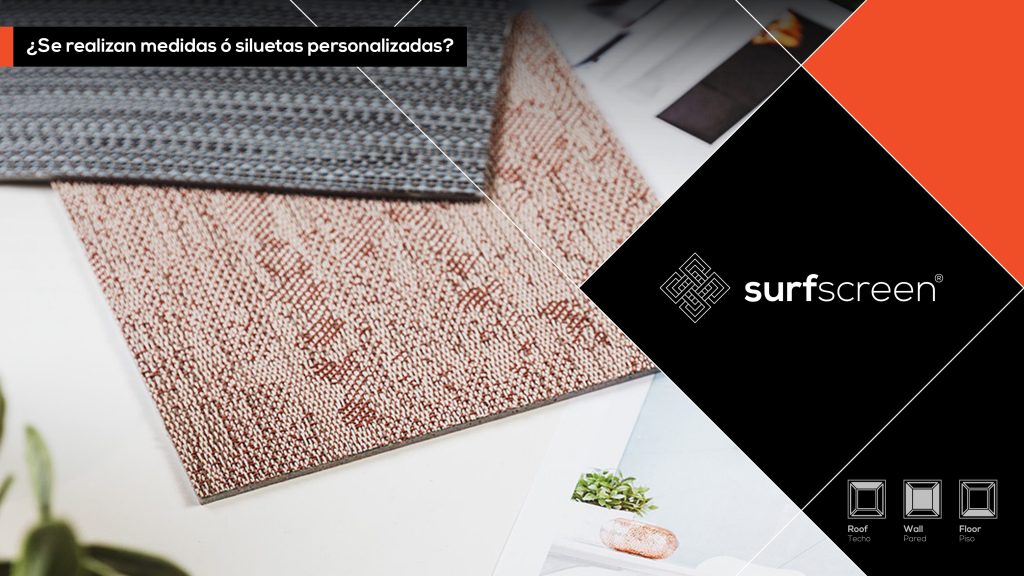 ¿Se realizan medidas o siluetas personalizadas de los recubrimientos para superficies Surfscreen?