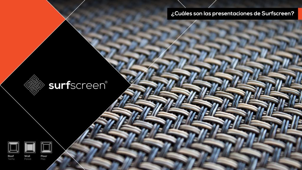 ¿Cuáles son las presentaciones de los productos Surfscreen?